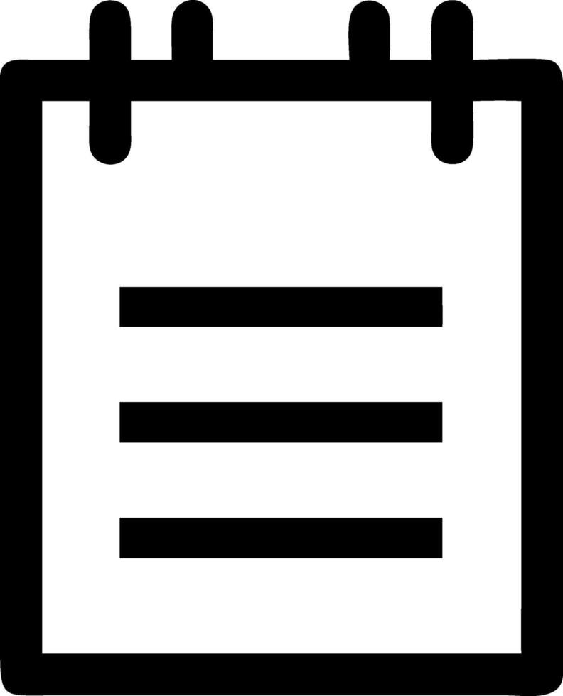 Creative Notepad with Grid Paper vector