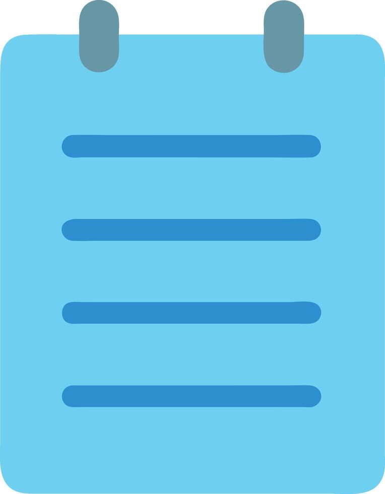 Professional Notepad for Office Work vector