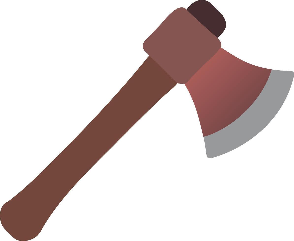 Vintage Battle Axe Concept vector