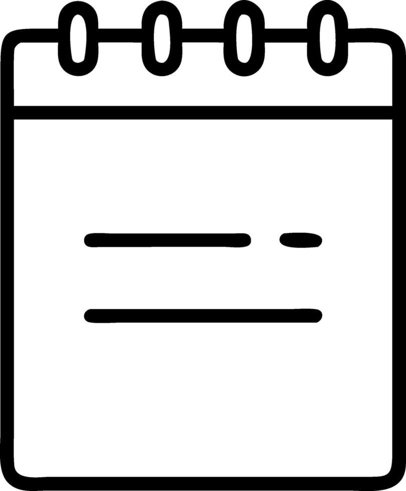 Customizable Notepad for Personal Use vector