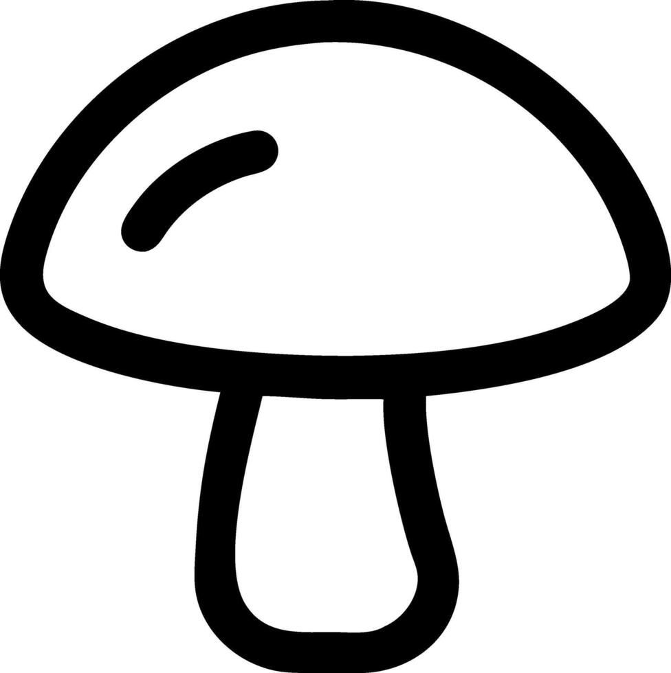 Hand-Drawn Mushroom Illustration vector