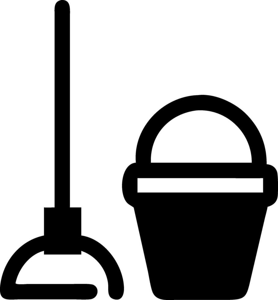 Rotating Head Mop Design for Easy Cleaning vector