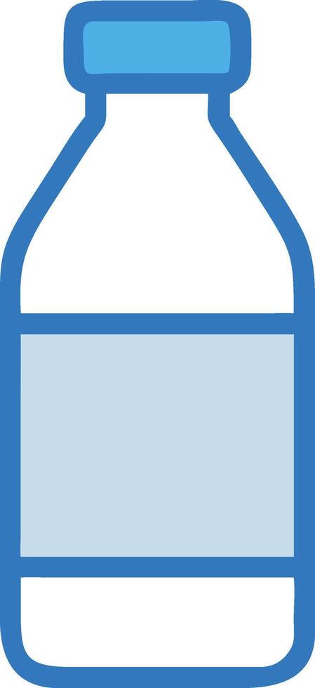 Dairy-Themed Milk Bottle Design vector