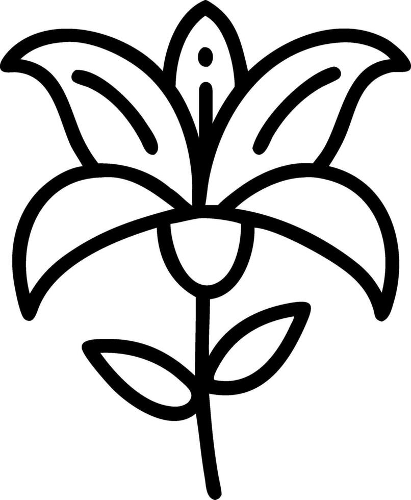 Nature-Inspired Lily Flower vector