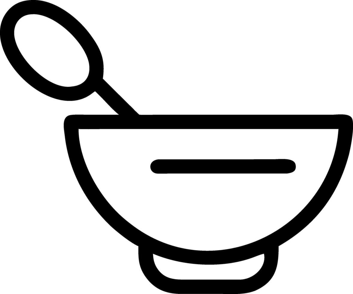 Handcrafted Wooden Bowl and Spoon vector