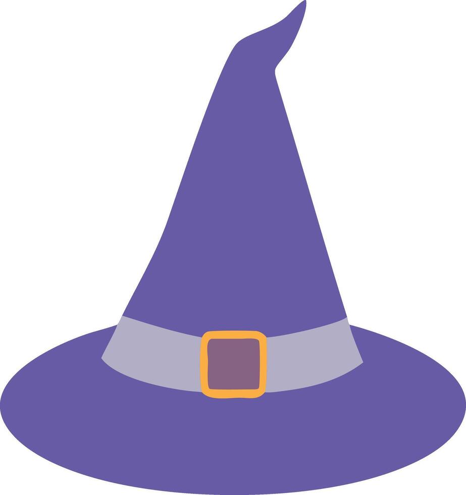 Classic Witch Hat Concept vector
