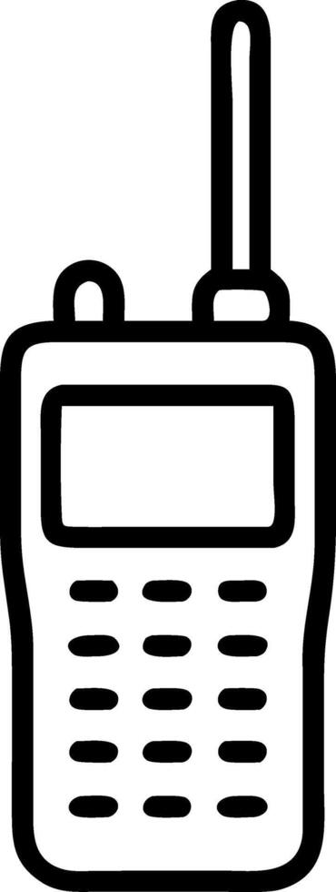 Adventure-Ready Walkie-Talkie Design vector