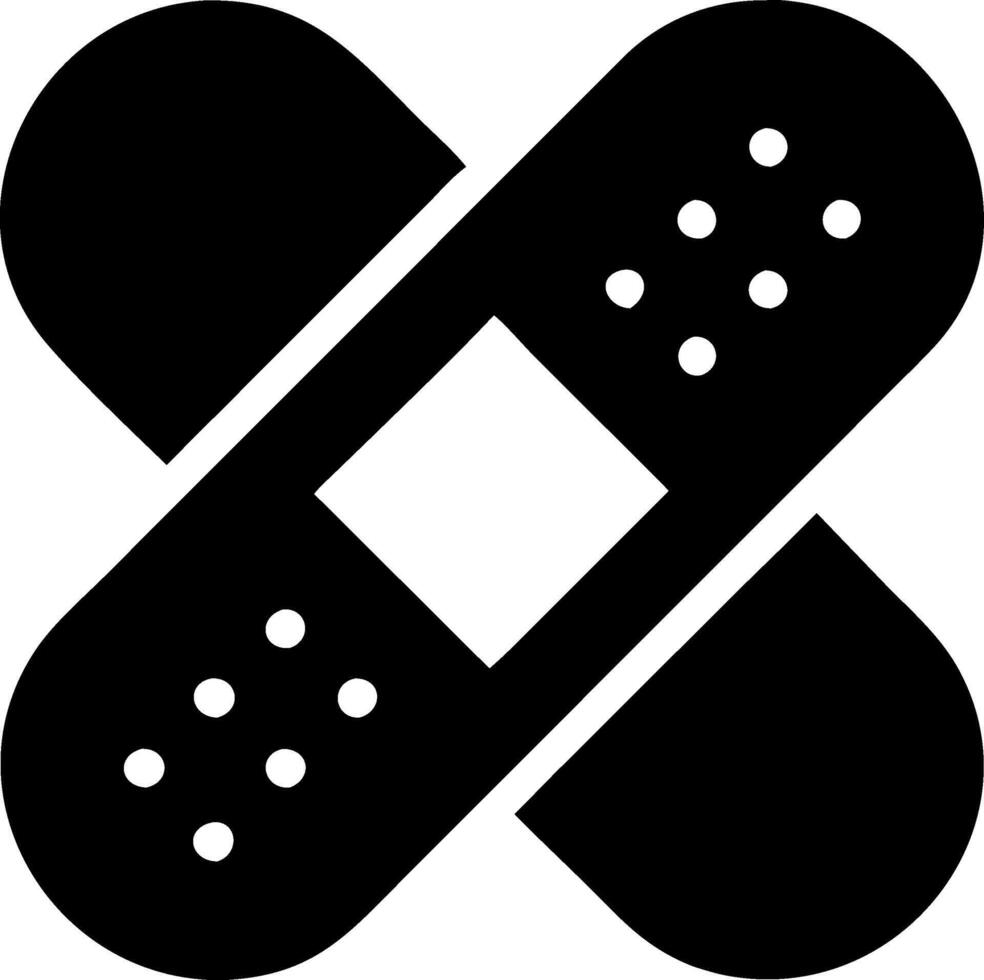 Gentle and Effective Plaster Design vector