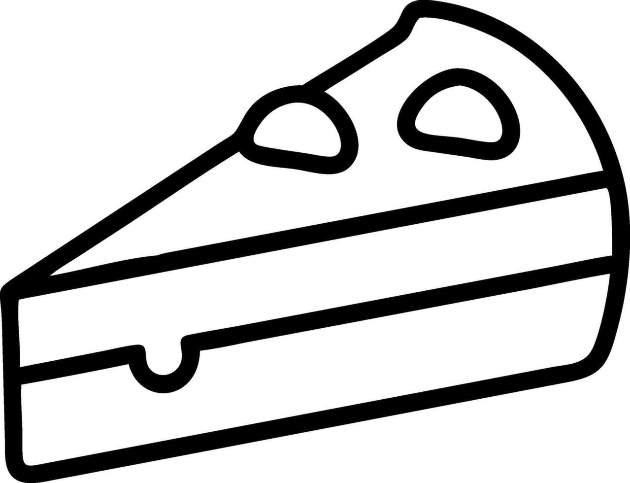 Heavenly Chocolate Cake Design vector