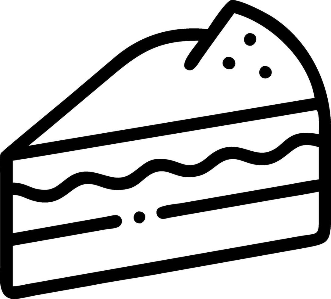 Luxurious Chocolate Cake Slice Look vector