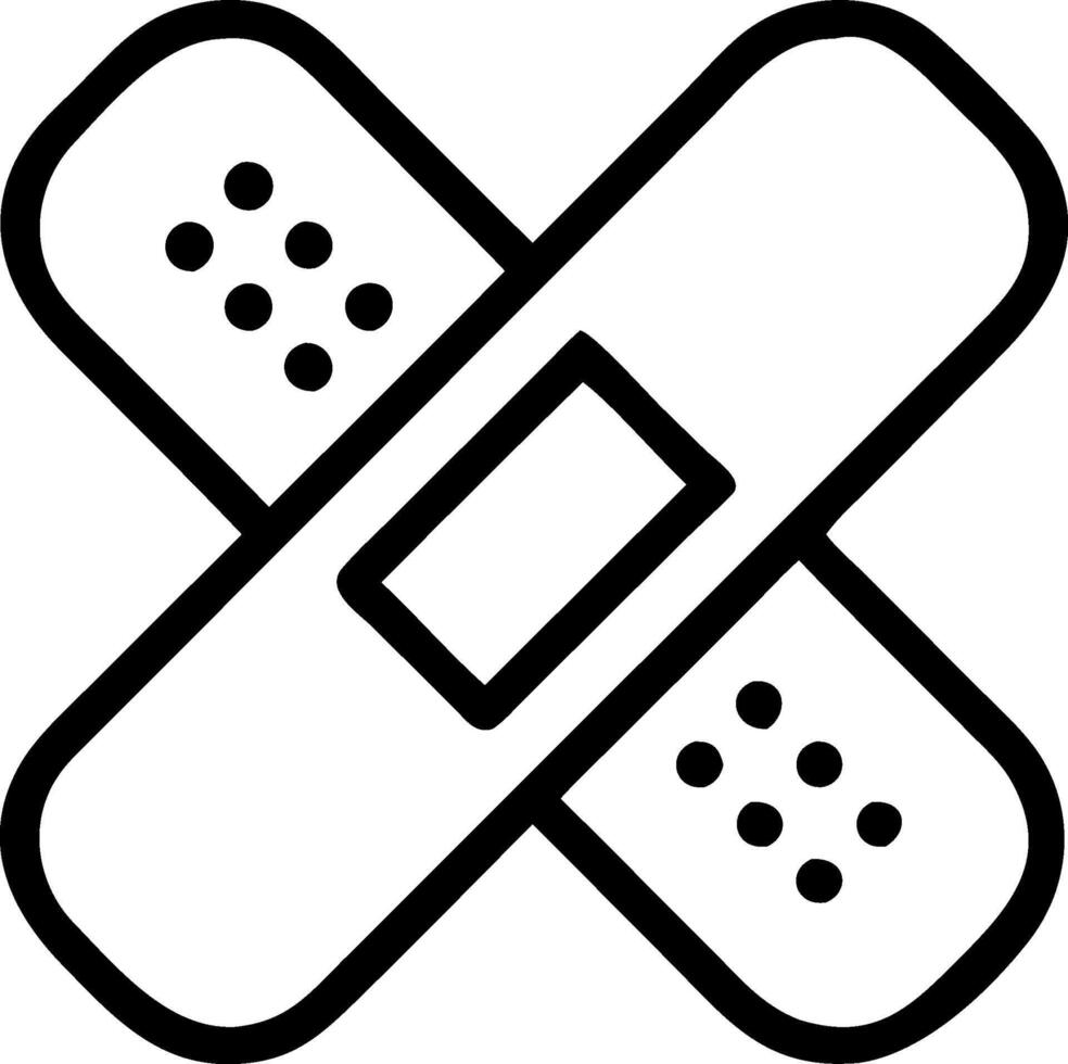 Modern Adhesive Plaster Concept vector