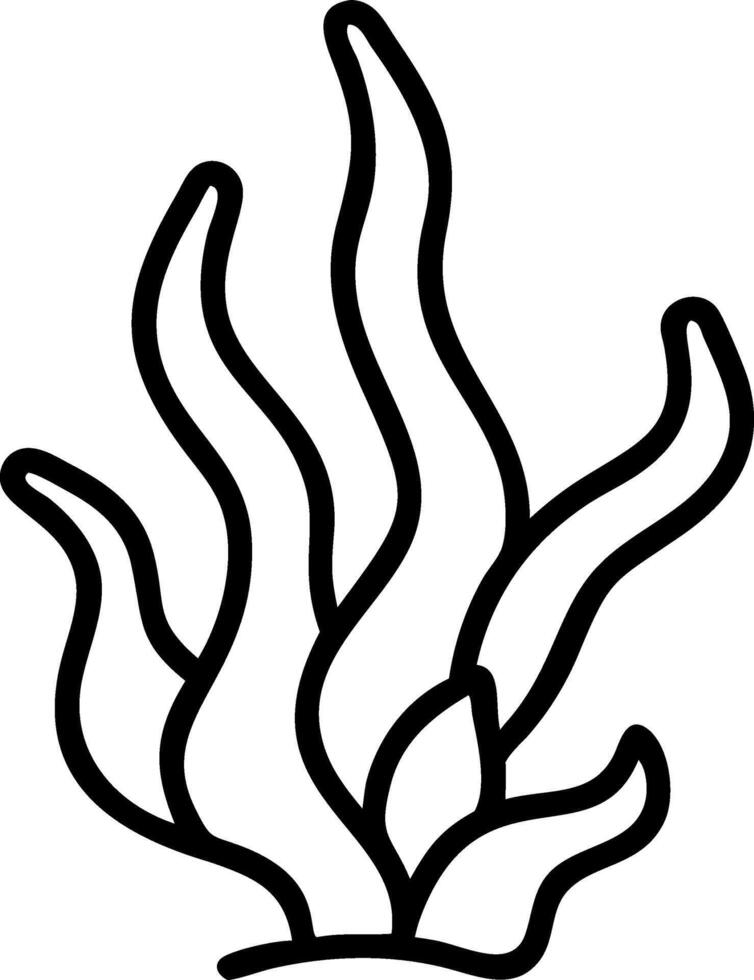 Artistic Seaweed Symbolism vector