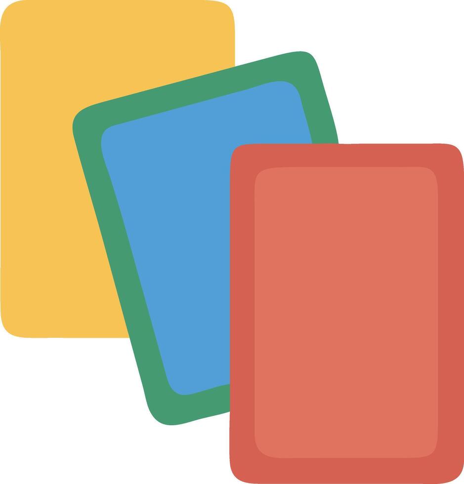 Stylish Card Flow Design vector