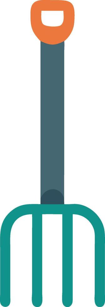 Minimalist Pitchfork Symbol vector