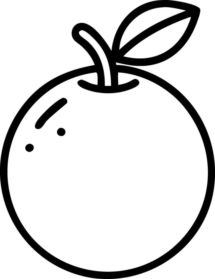 Creative Orange Fruit Design vector