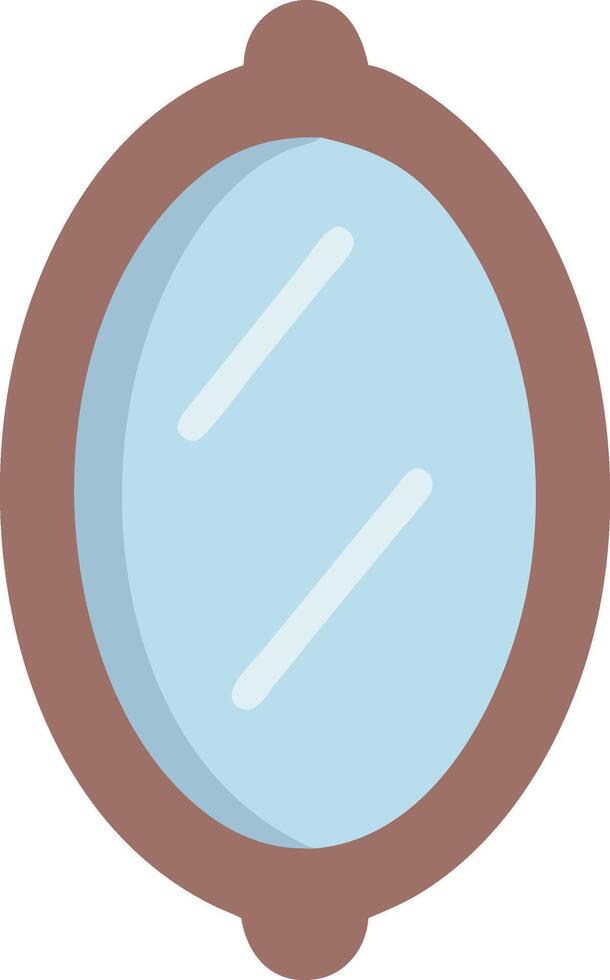 Decorative Baroque Mirror Illustration vector