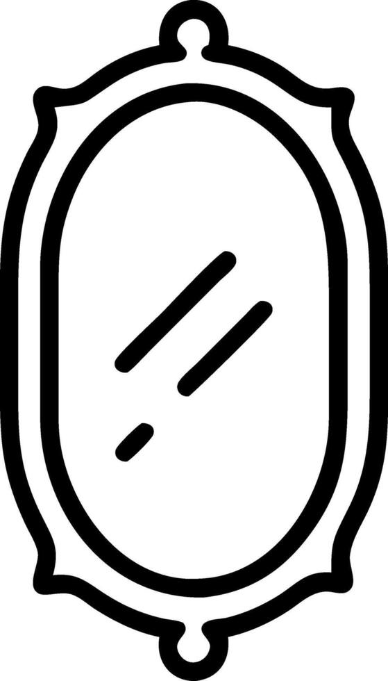 Handcrafted Classic Mirror Design vector