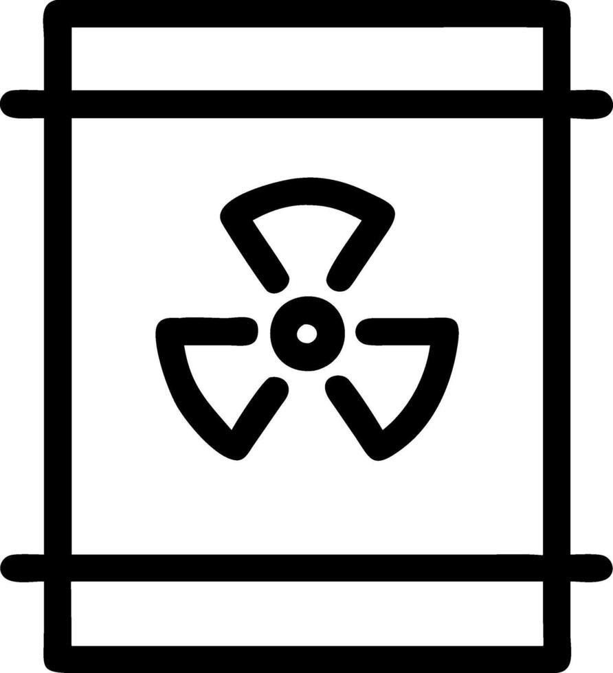 Sci-Fi Inspired Nuclear Technology Design vector