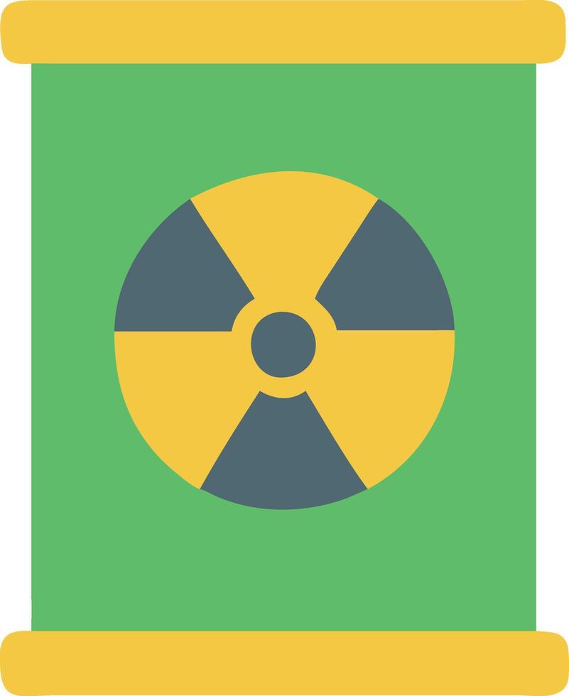 Bold and Striking Radiation Symbol Design vector
