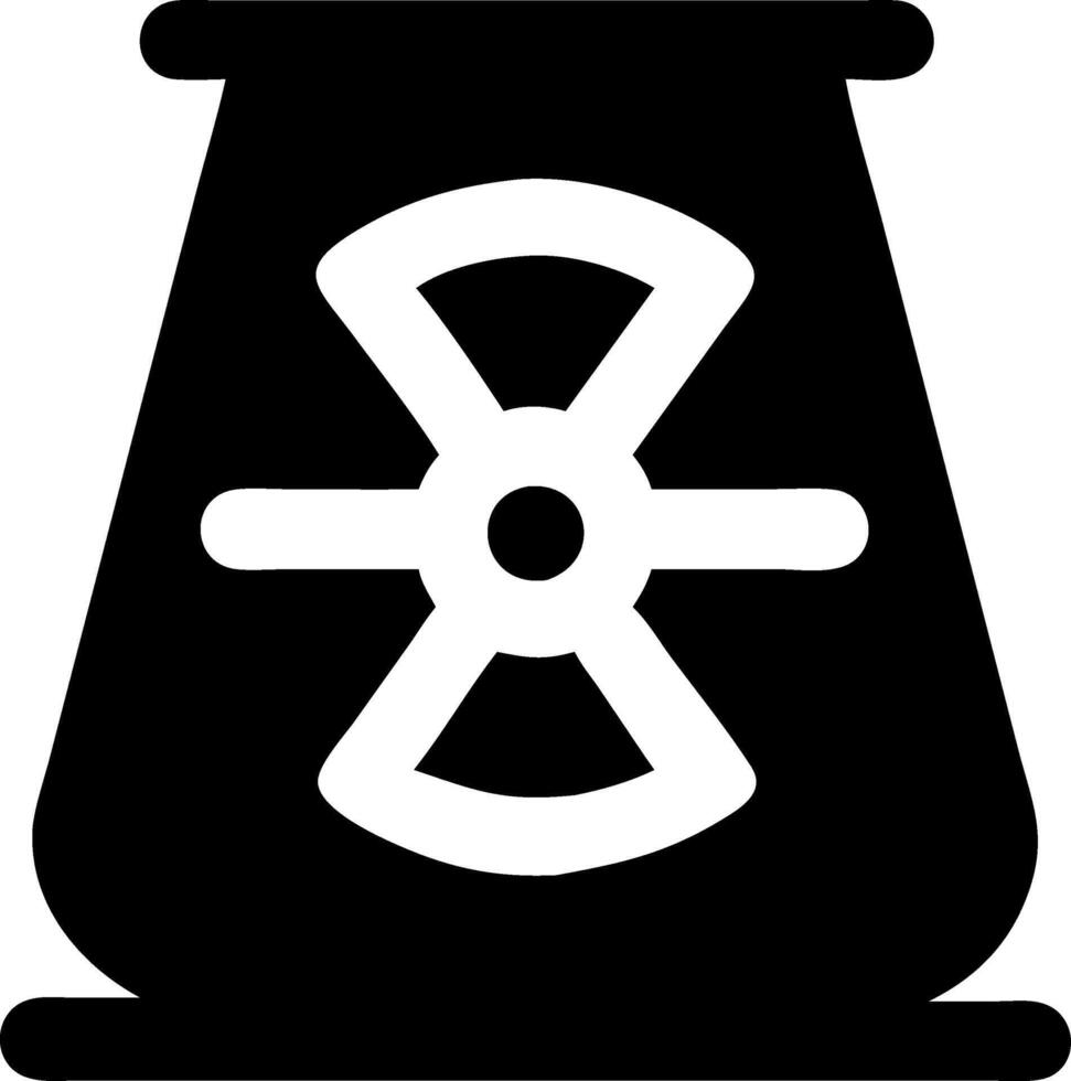 Futuristic Nuclear Design Concept vector