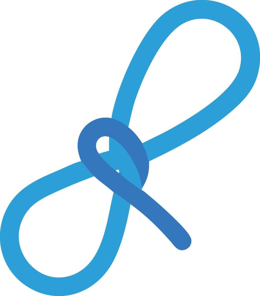 Functional Knotted Rope Design for Outdoor Use vector