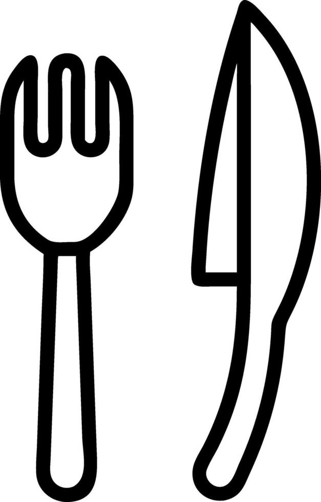 Contemporary Knife and Fork Design for Modern Kitchens vector