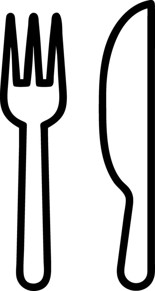 Premium Knife and Fork Design for Luxury Tableware vector