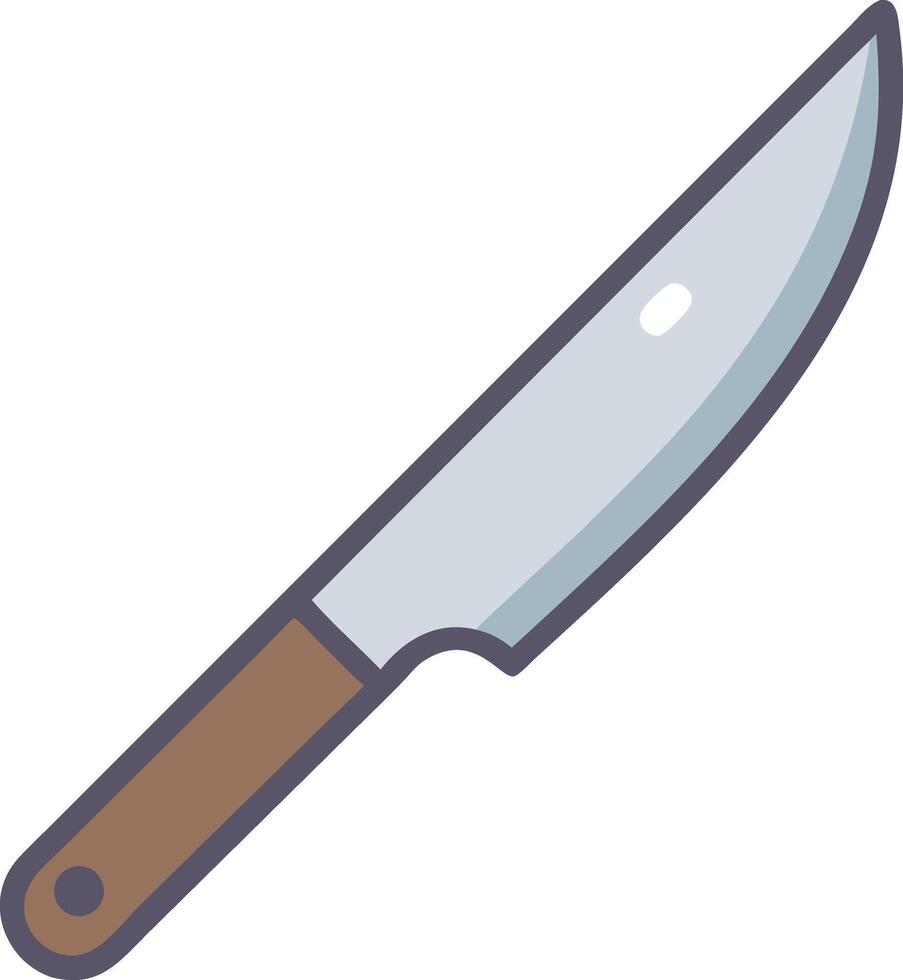 Sleek and Modern Knife Design Concept vector