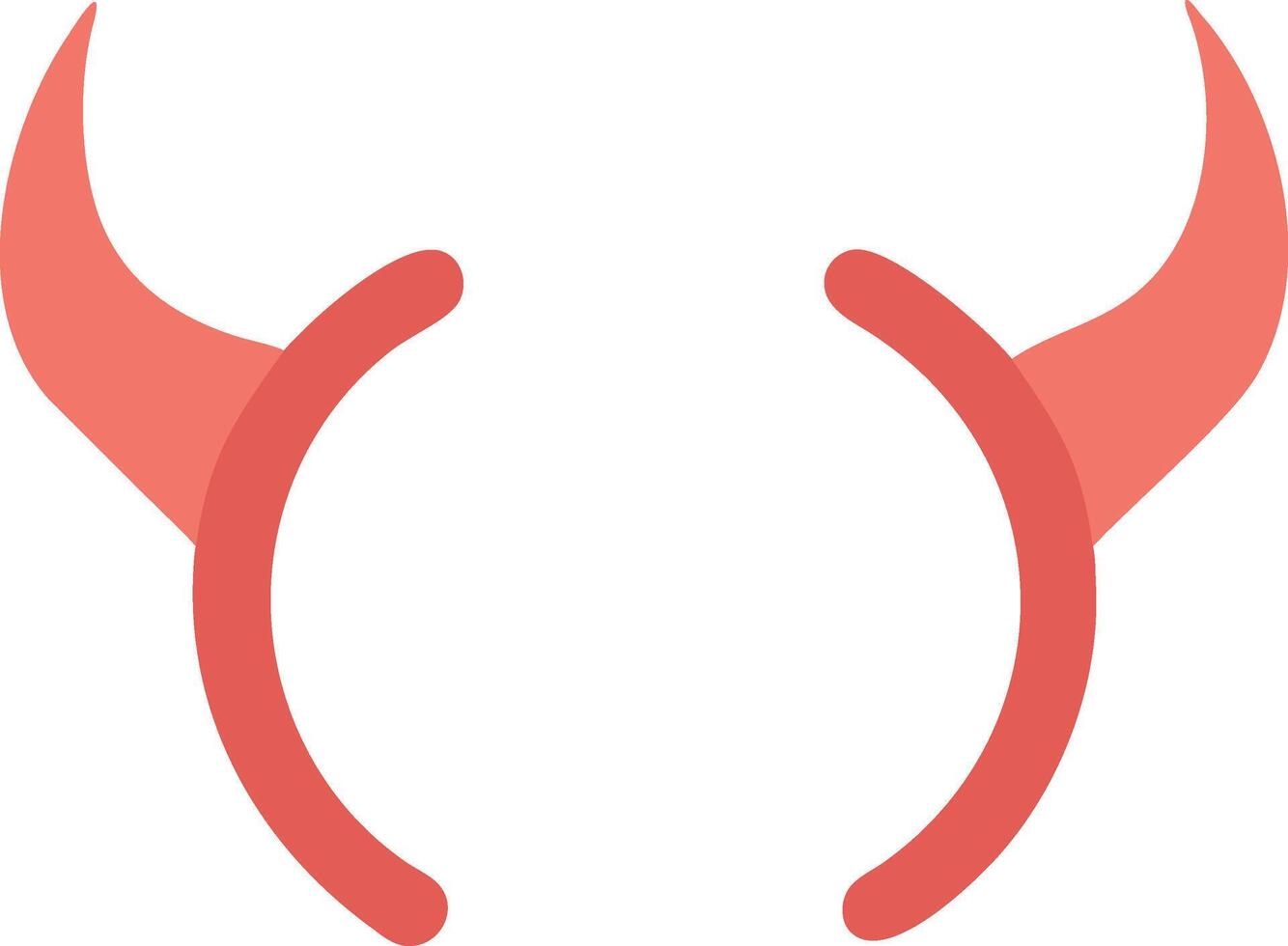 Abstract Devil Horns with Modern Touch vector