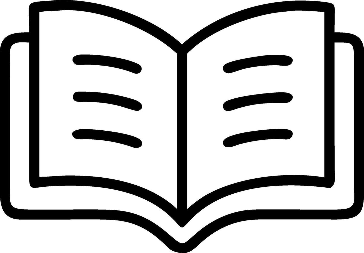 Modern Book Logo Design vector