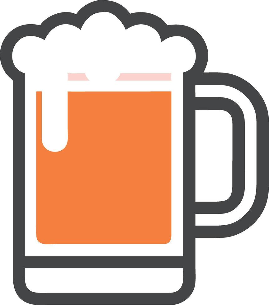 Abstract Beer Mug Concept for Branding vector