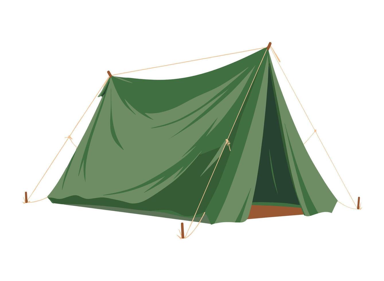 Camping travel tent equipment cartoon , illustration .graphic design vector