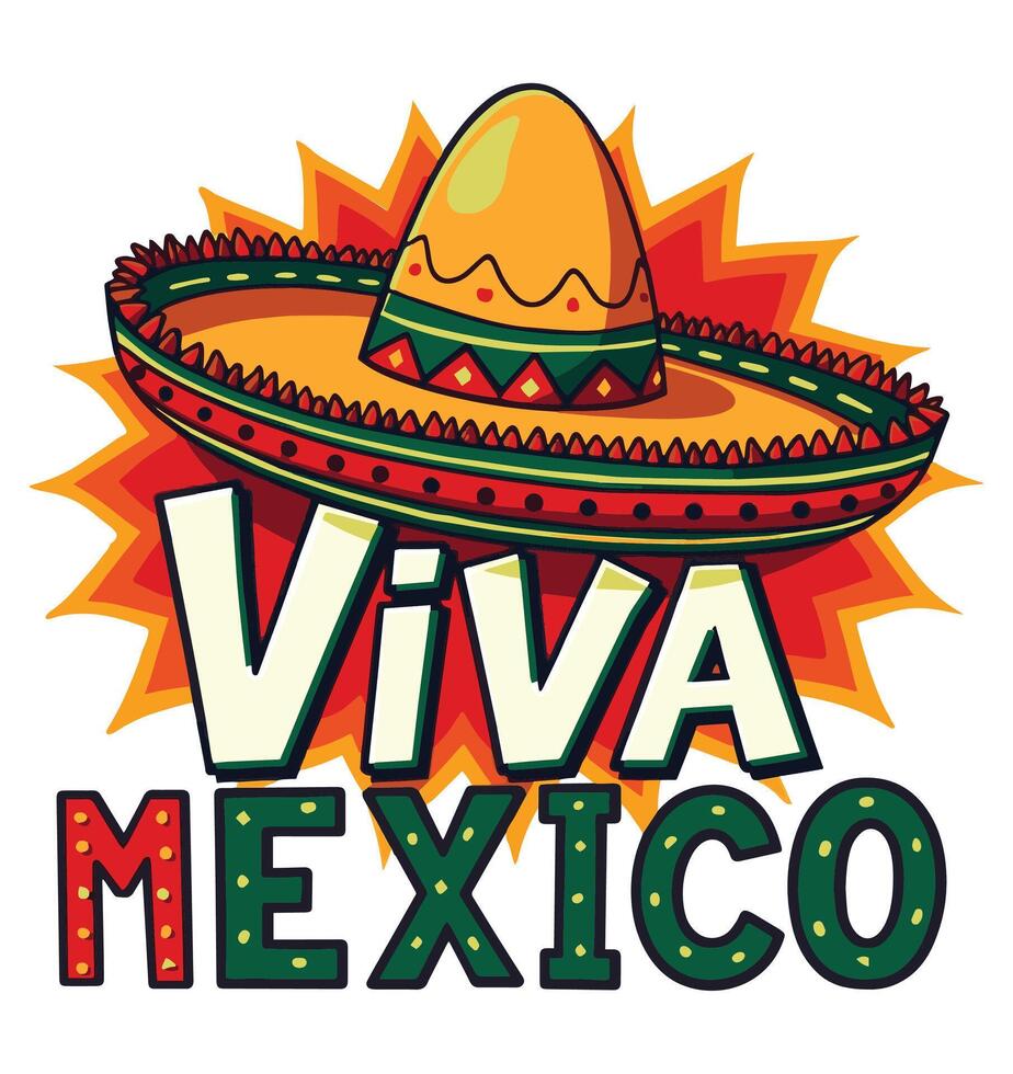 Mexico design on a colorful background. illustration ideal for cultural themes, travel promotions, and festive projects. Perfect for Mexican traditions. vector