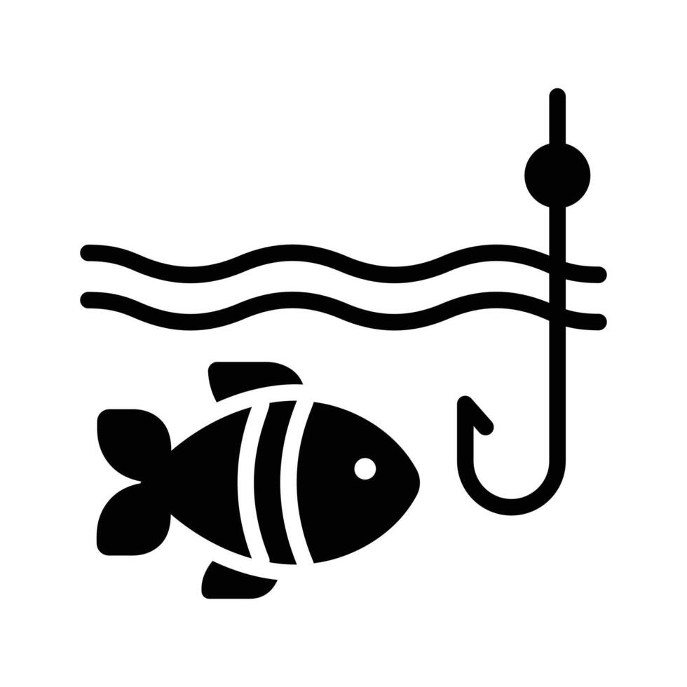 Get this amazing icon of fishing in modern style vector