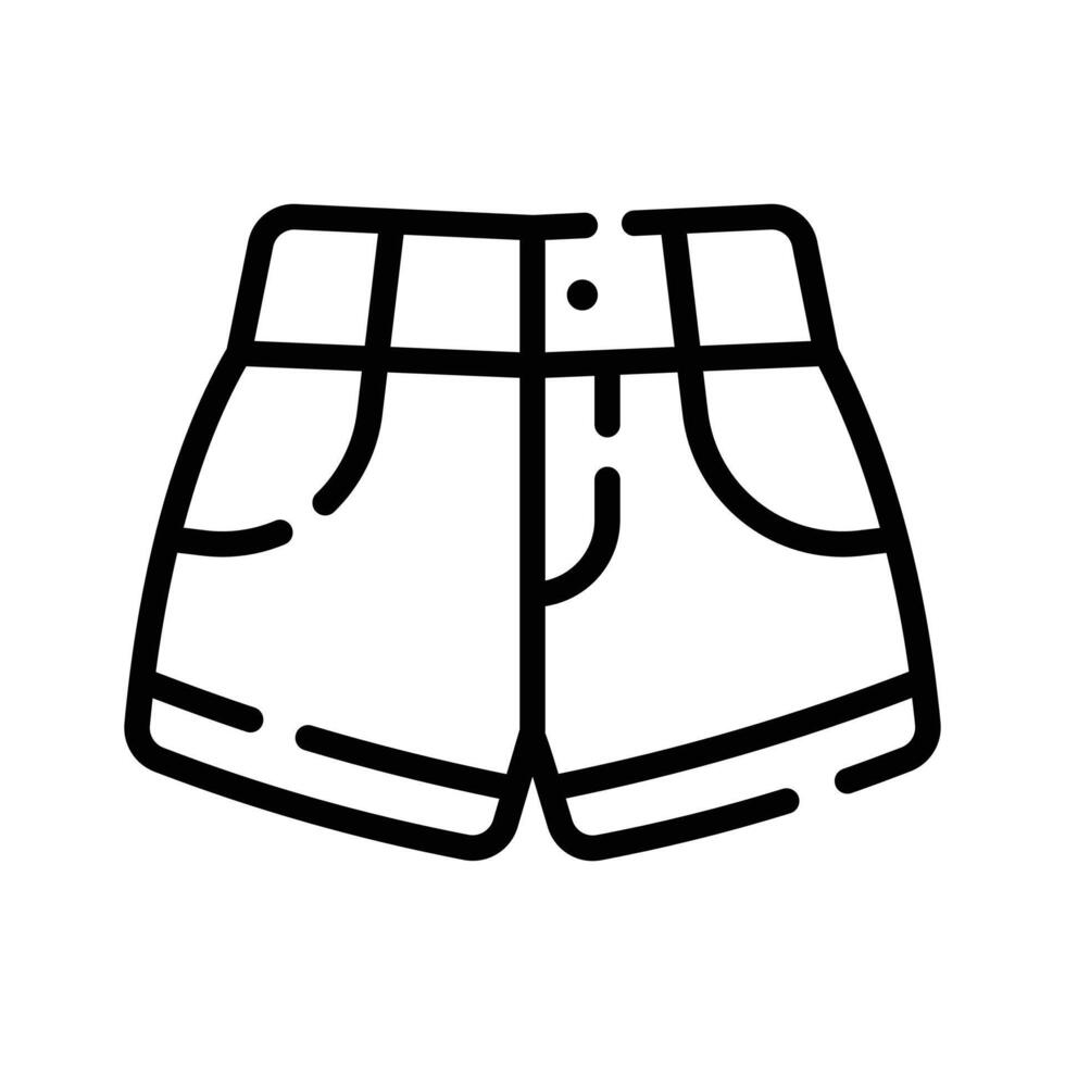 A pair of summer shorts representing beach vacations and warm weather.. vector