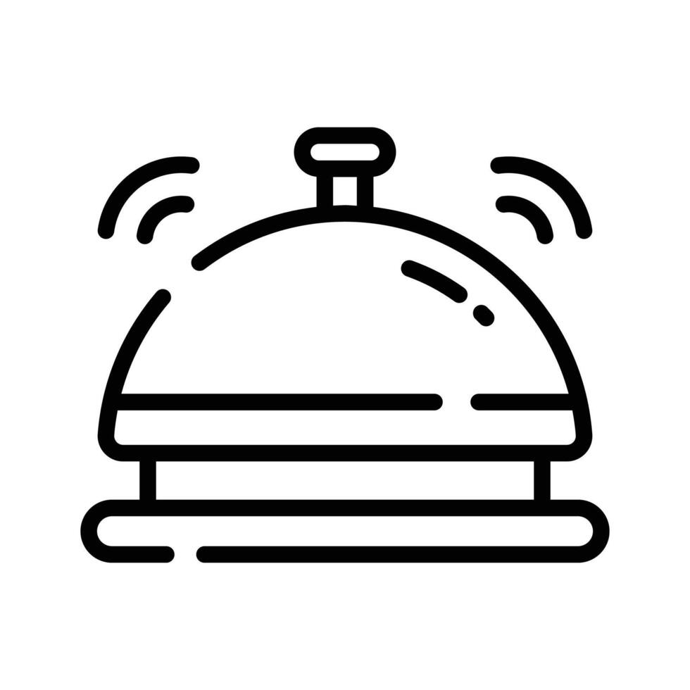 Check this beautiful design hotel bell icon in trendy style, editable . vector