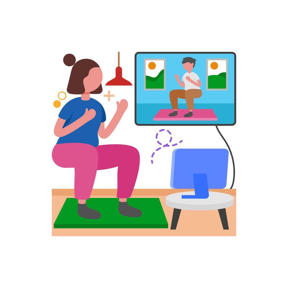 Stay Fit with Workout Companion vector