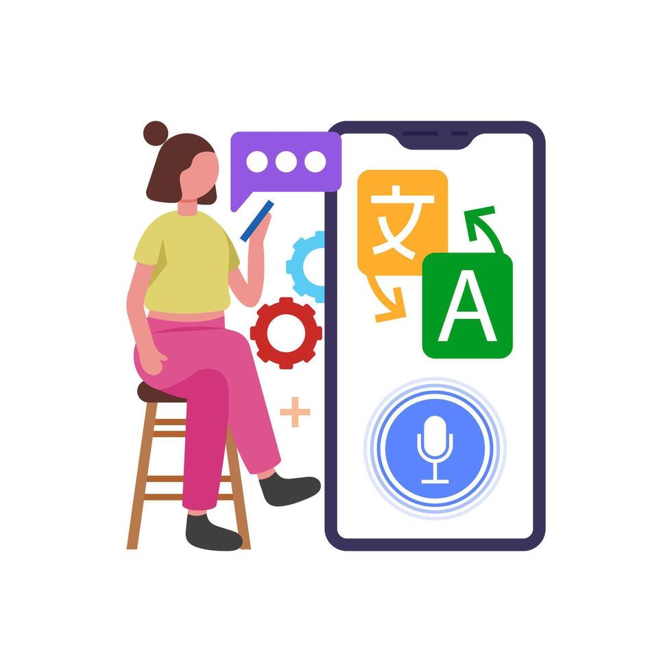 Communicate Using Language Translation vector