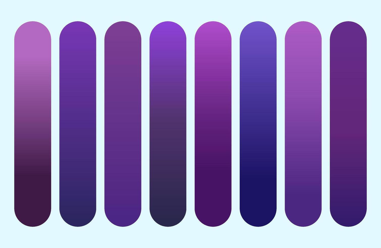 Gradient Arches in Purple and Blue Modern Abstract Design for Backgrounds and Creative Projects vector