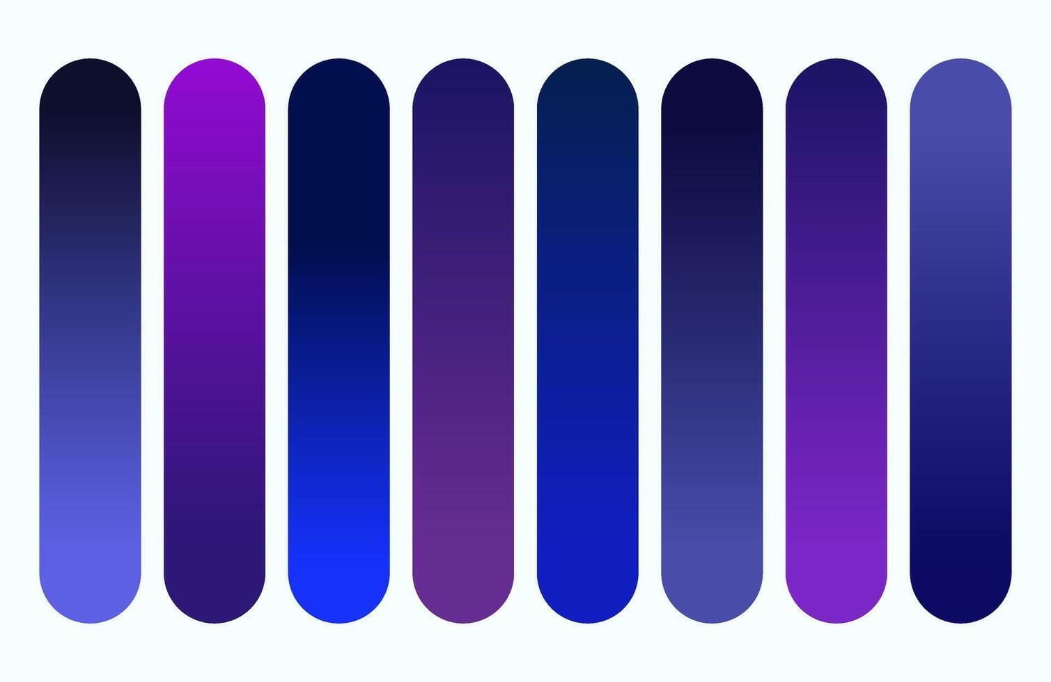 Abstract Blue Purple Gradient Bars on White Background for Modern Design Projects and Creative Visuals vector