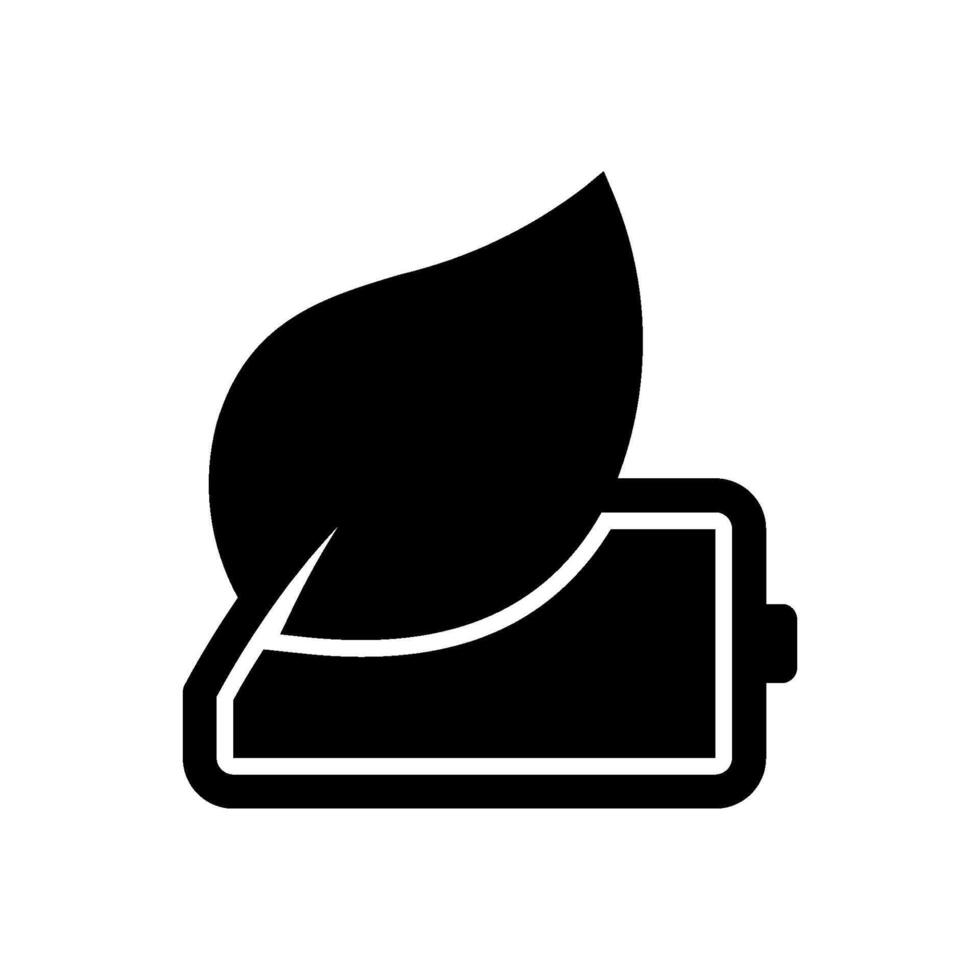 Natural energy icon vector