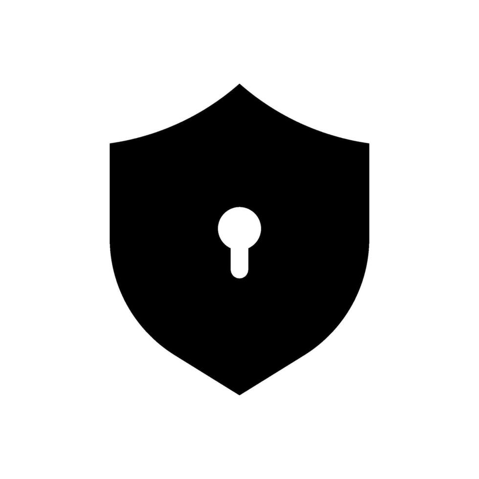 Security shield icon Protect shield and lock icon vector