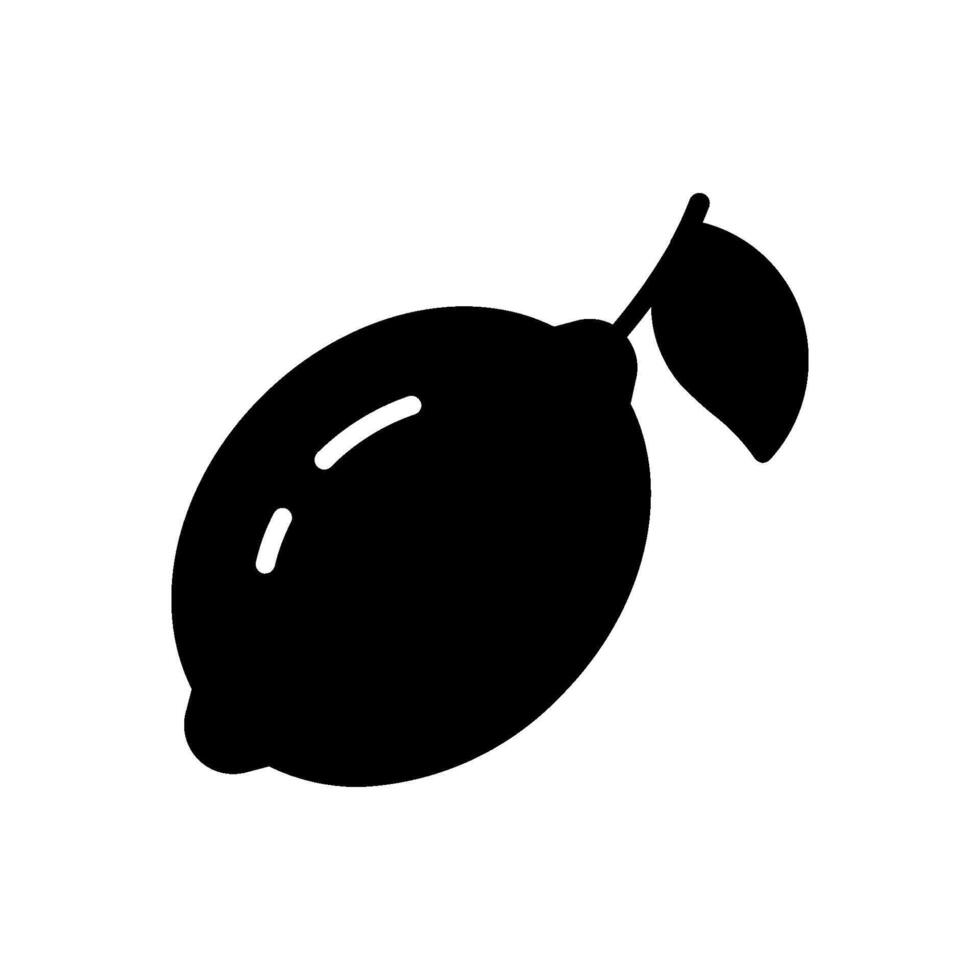 Lemon or lime icon vector