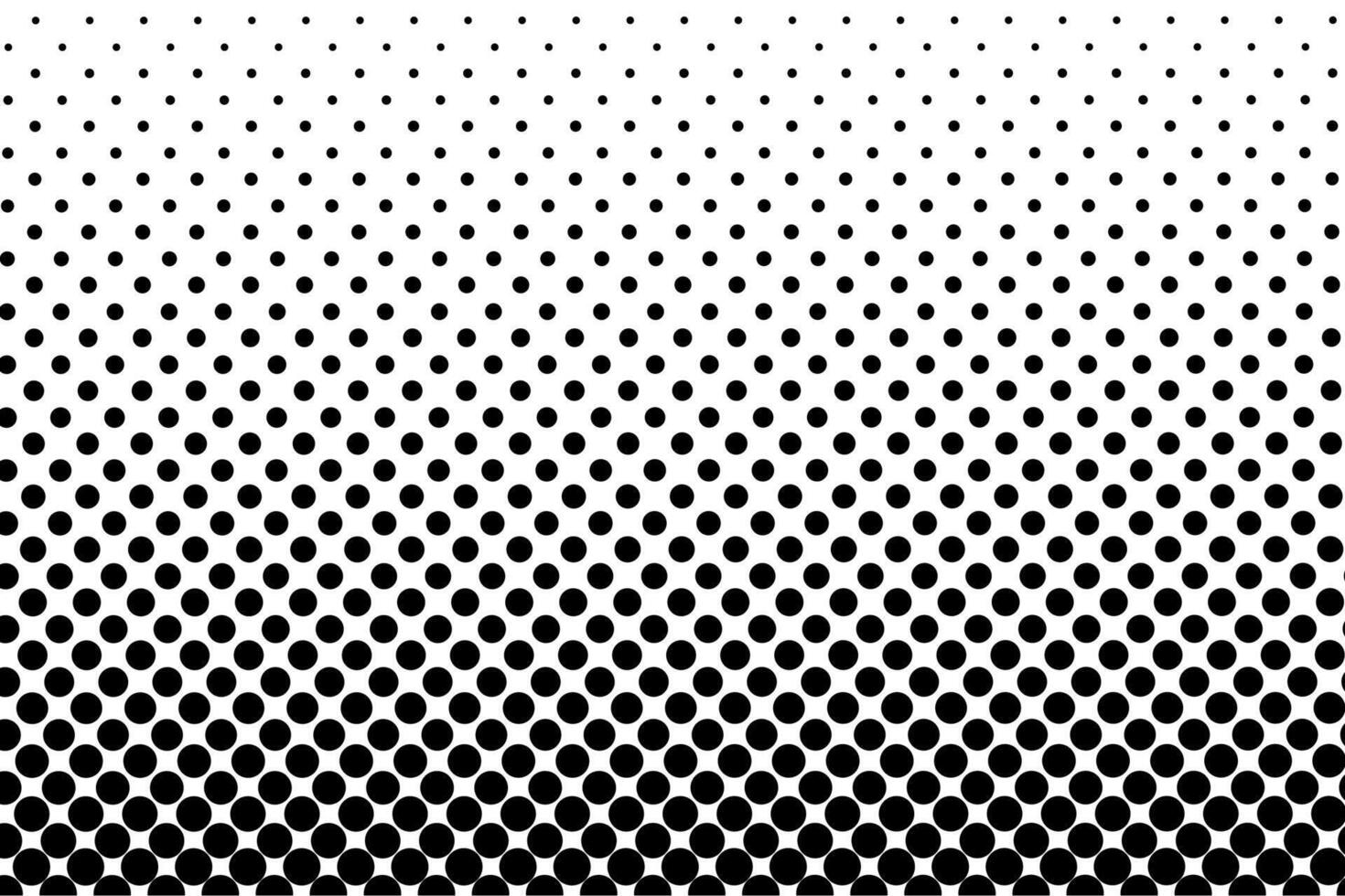 Circular black dot pattern with gradient effect vector