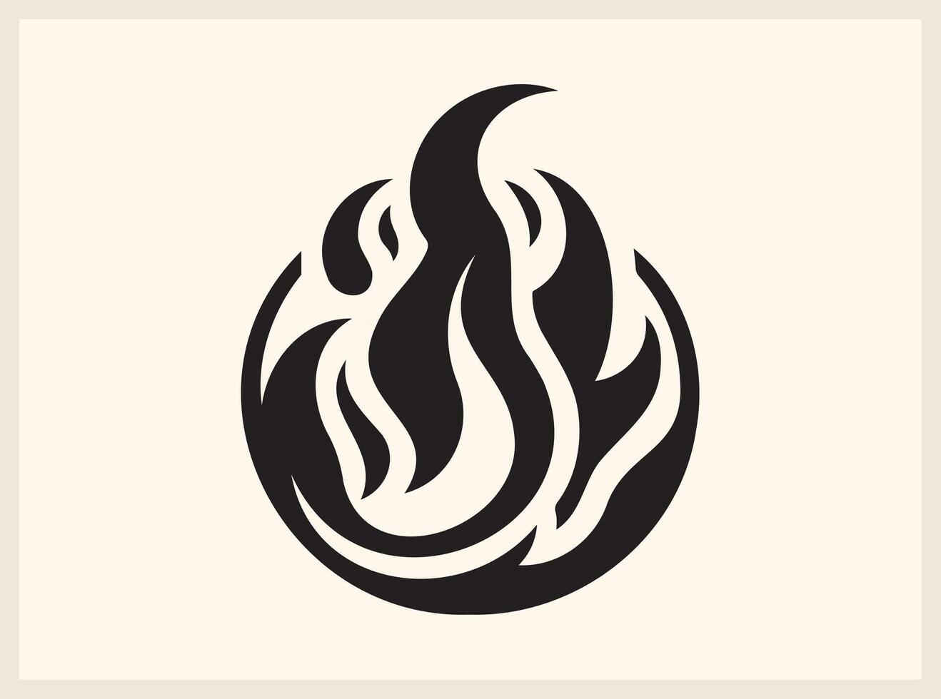 Powerful Abstract Fire Flame for Impactful Illustrations vector