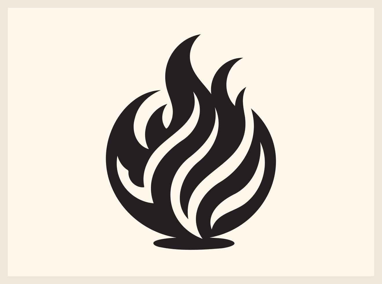 Stunning Abstract Fire Flame for Dynamic Artwork vector