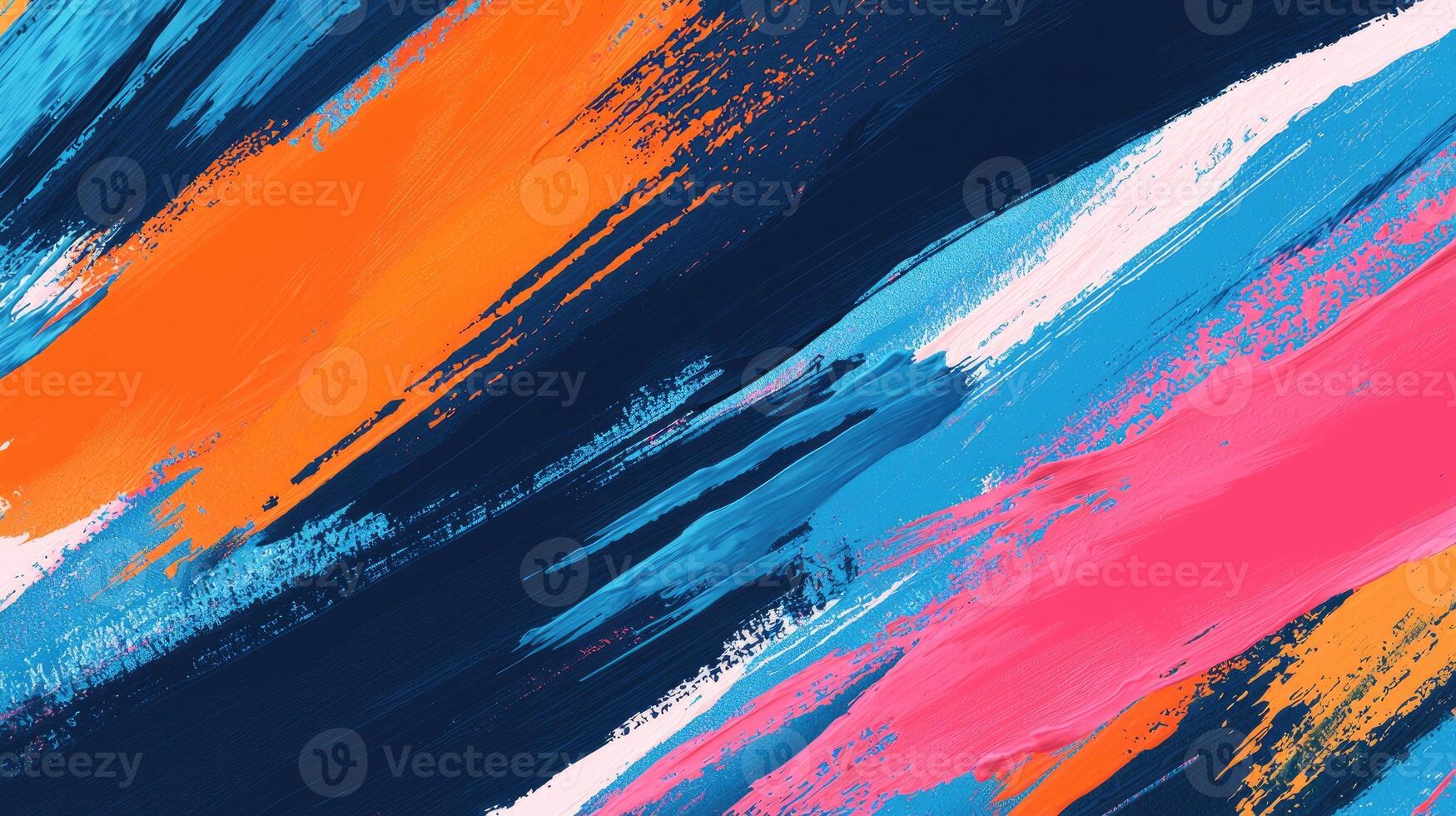 Abstract Diagonal Paint Strokes Colorful Swirls photo