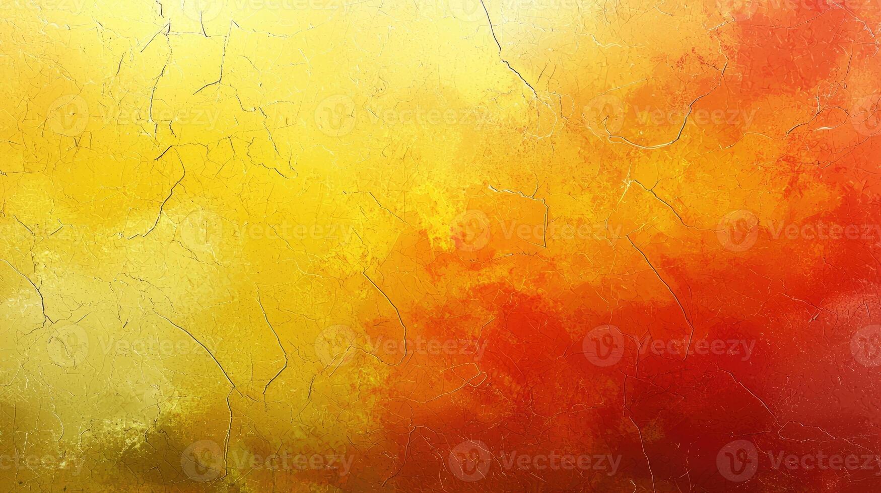 Abstract Yellow And Orange Cracked Texture Art photo