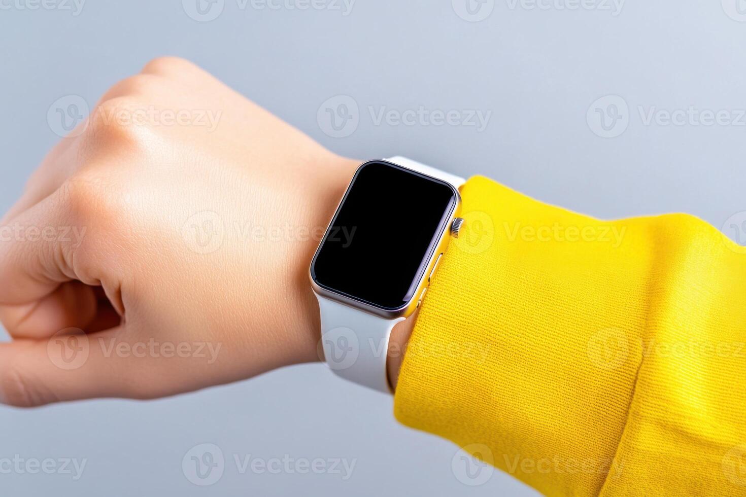 Smartwatch helps individual with ADHD manage reminders and focus timers while engaging in daily activities photo
