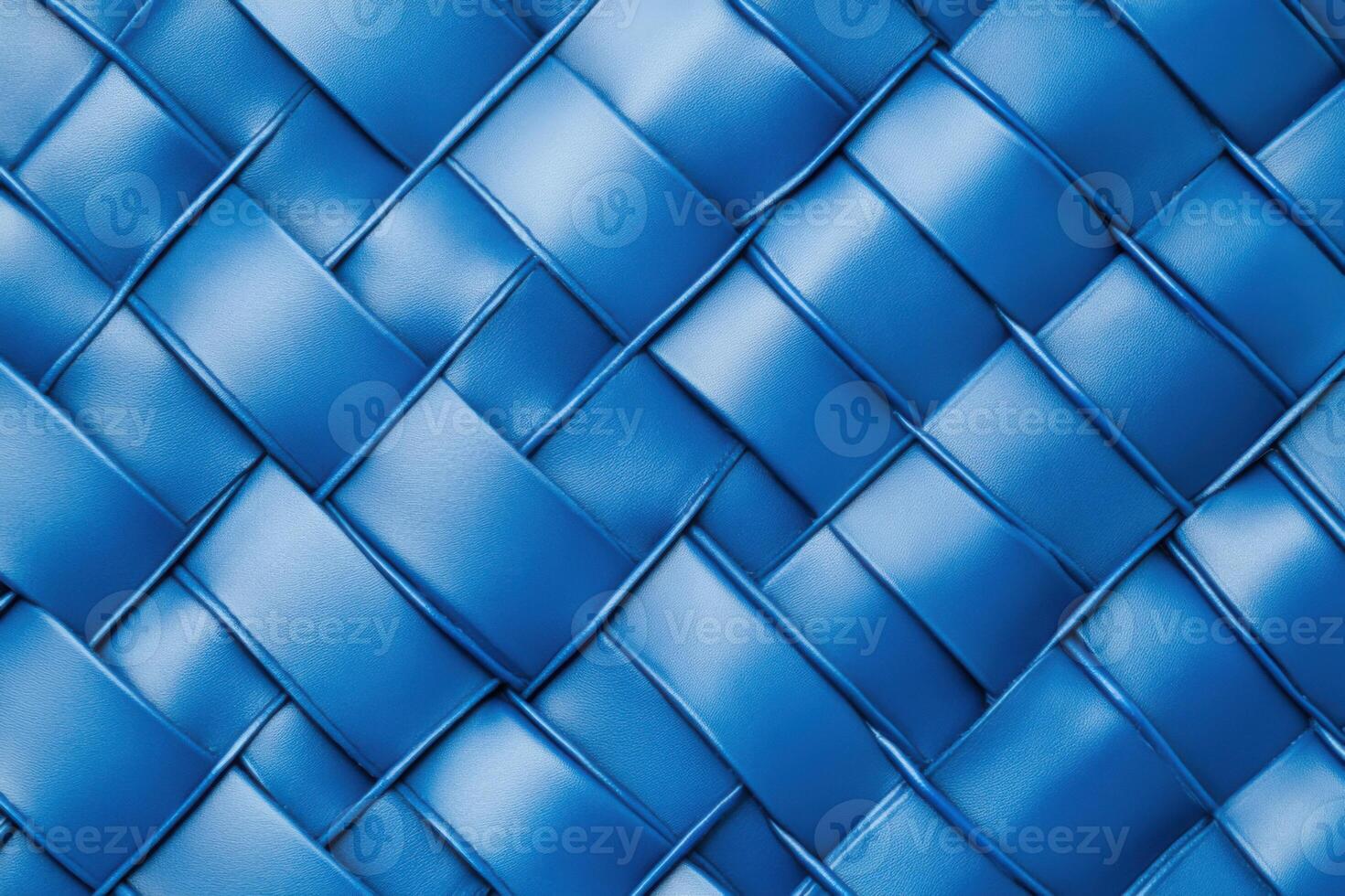 Luxurious woven leather texture in Pantone Little Boy Blue designed for high-end fashion and accessories photo